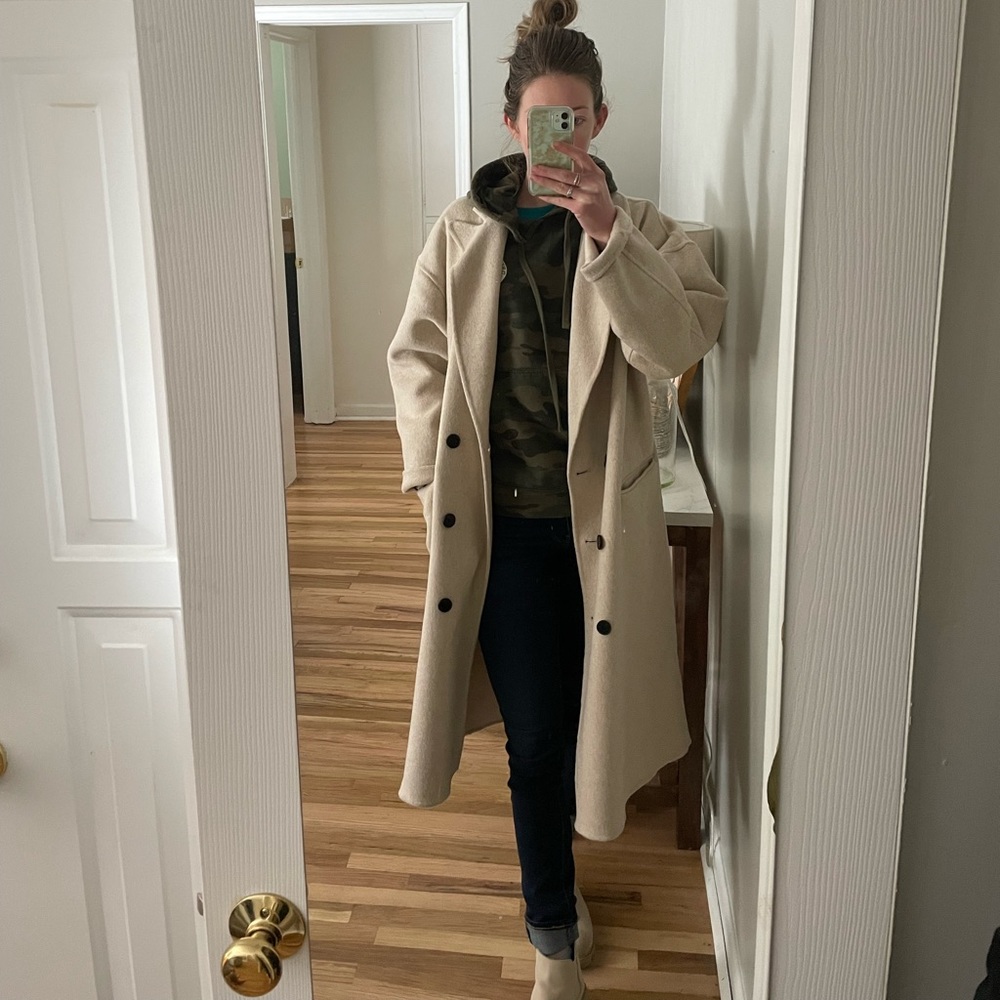 Free People Adore You Wool Coat Worn Once